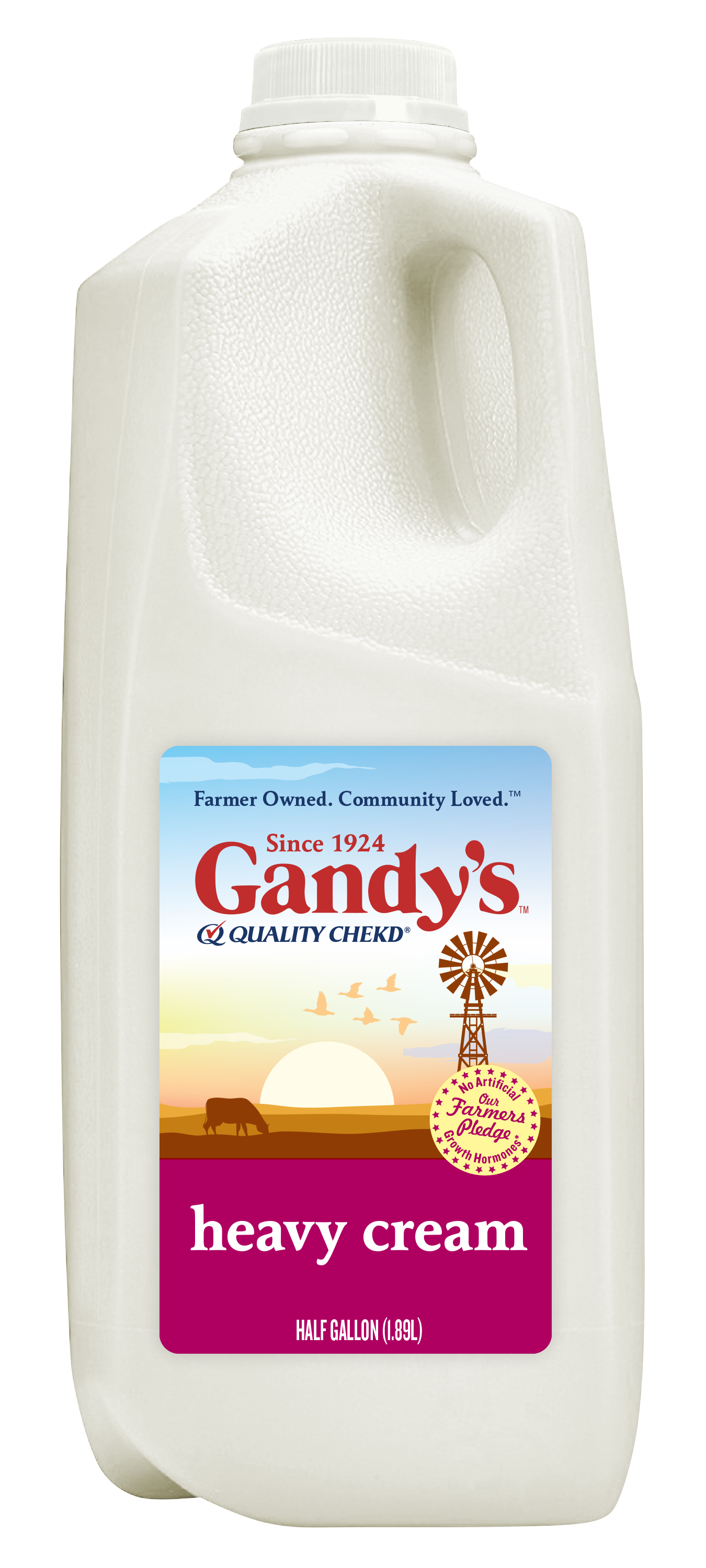 Heavy Cream Half Gallon Gandy's™ Dairy